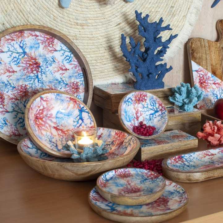 Plato coral