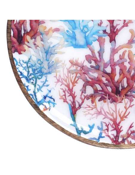 Plato coral