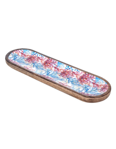 Bandeja oval coral
