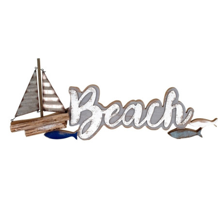 OFERTA *adorno pared barco-beach
