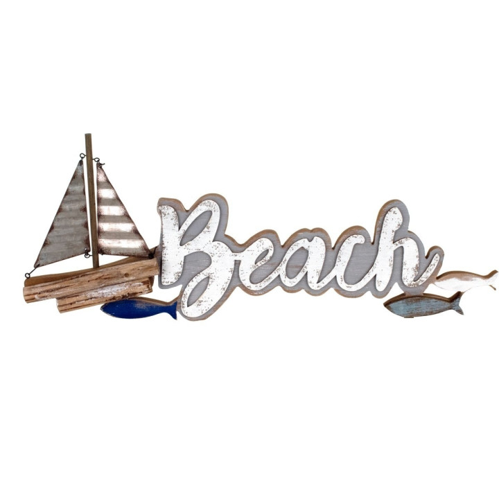 OFERTA *adorno pared barco-beach
