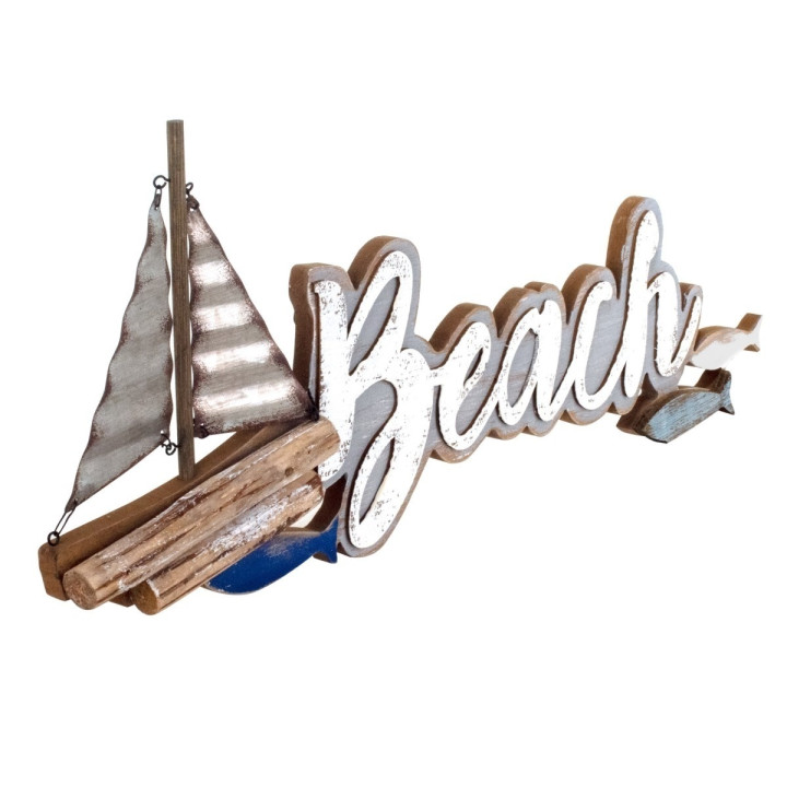 OFERTA *adorno pared barco-beach