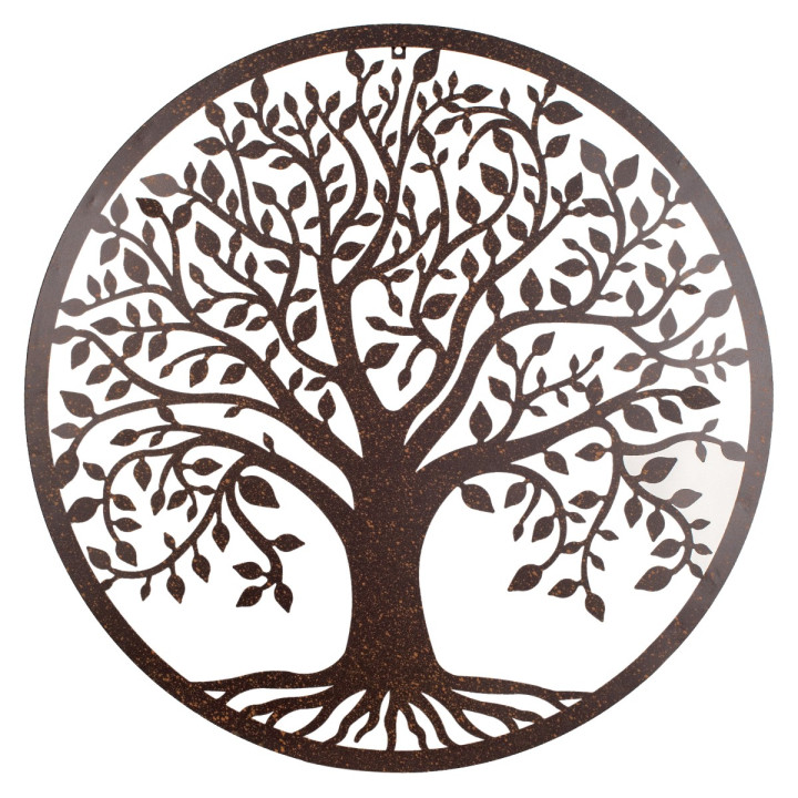 Adorno pared arbol