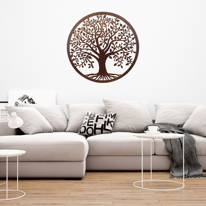 Adorno pared arbol