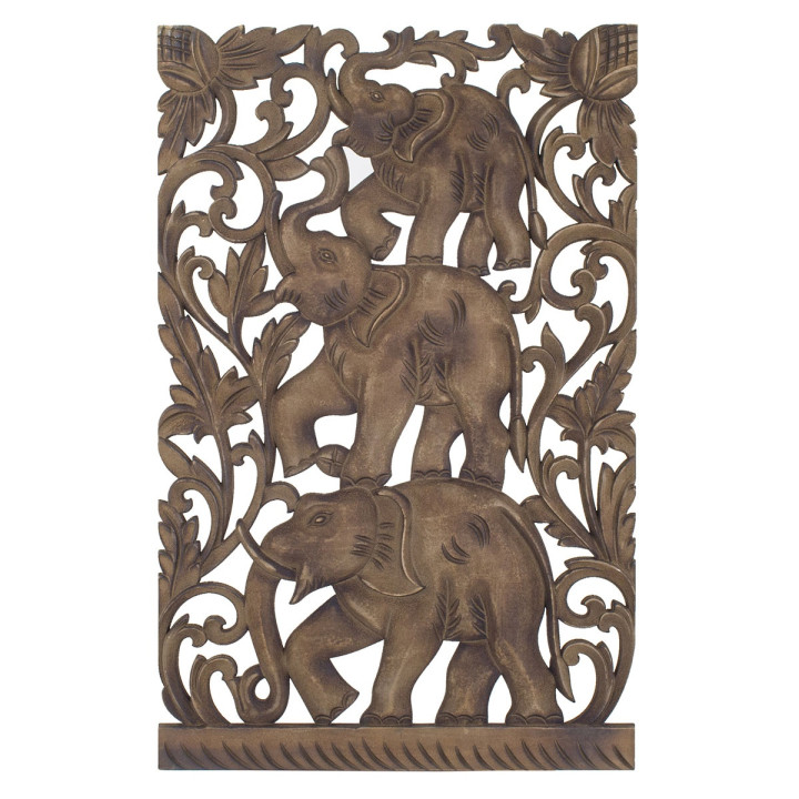OFERTA *adorno pared 3 elefantes
