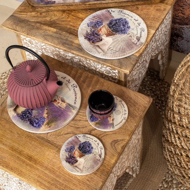 Posavasos lavanda