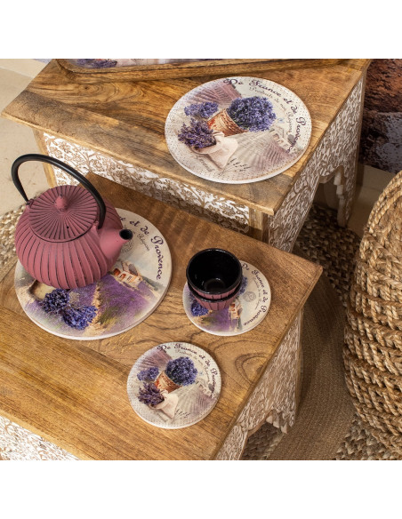 Posavasos lavanda