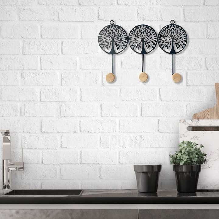 OFERTA *percha 3 pomos arbol vida