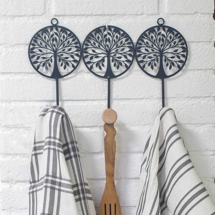 OFERTA *percha 3 pomos arbol vida