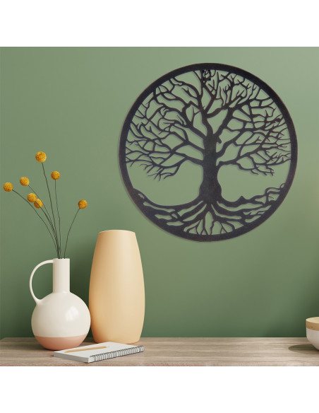 Adorno pared arbol vida 30cm.