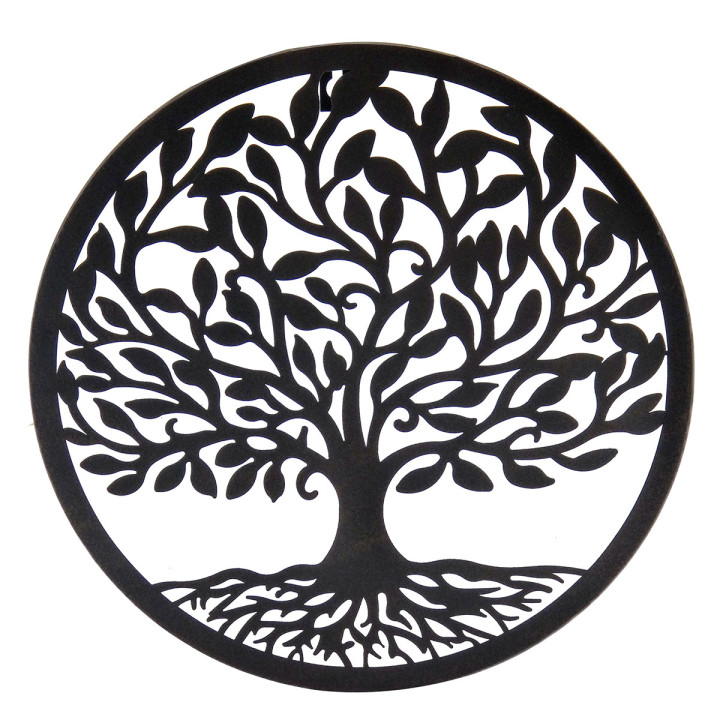 Adorno pared arbol vida 30cm.