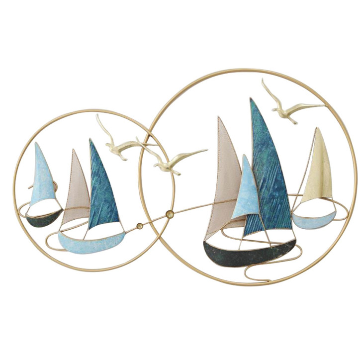Adorno pared barcos