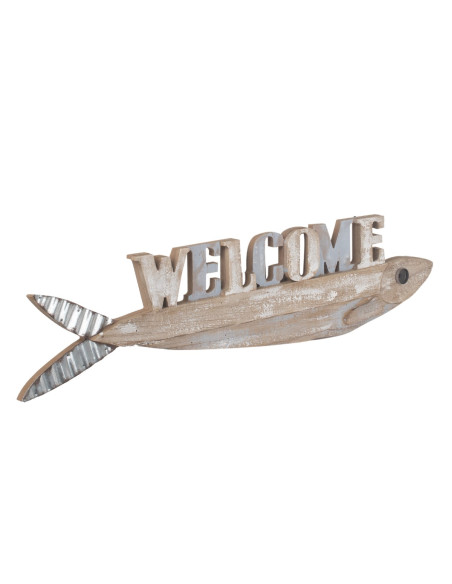 OFERTA *adorno pared pez welcome