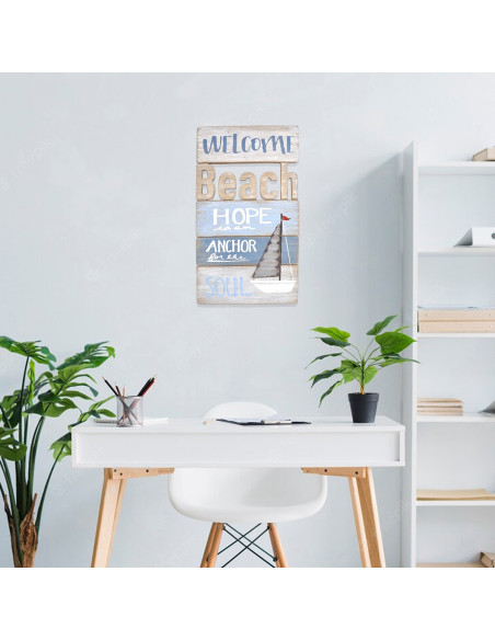 OFERTA *adorno pared welcome