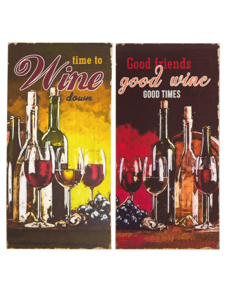 OFERTA *adorno pared vino