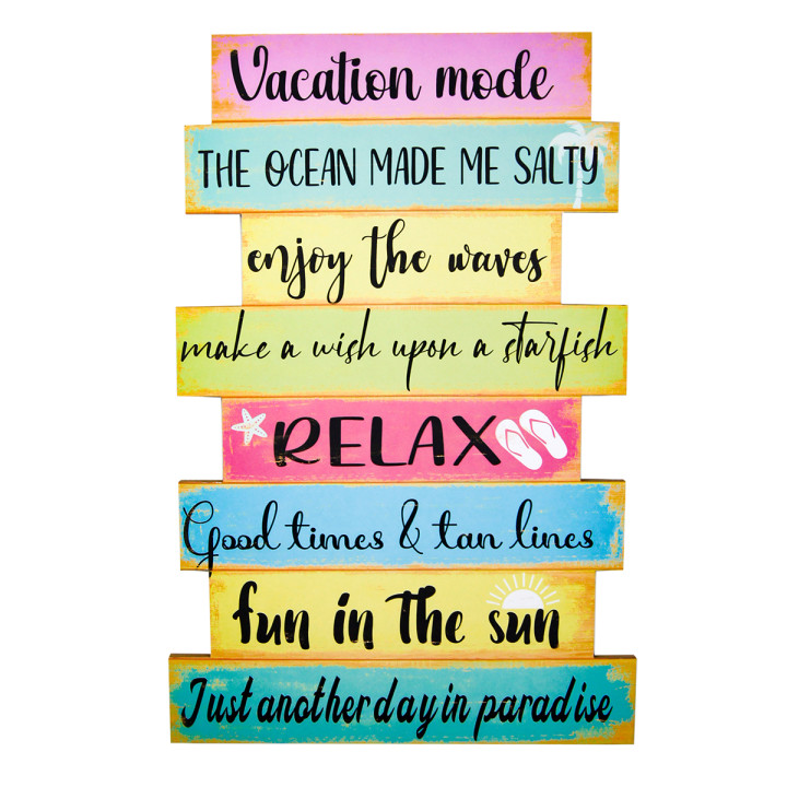 OFERTA *adorno pared vacation mode