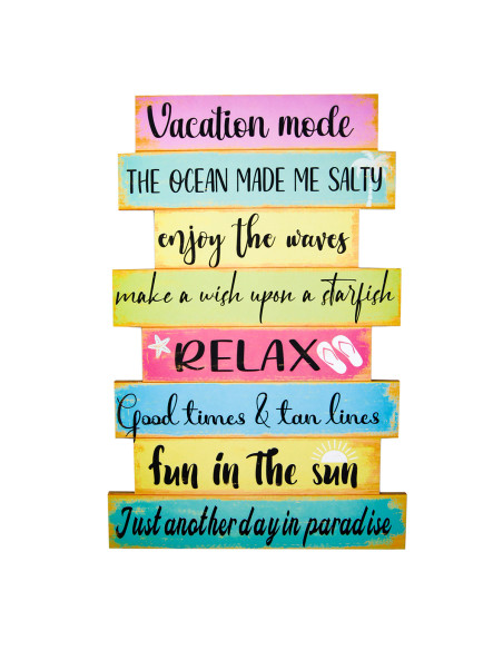 OFERTA *adorno pared vacation mode
