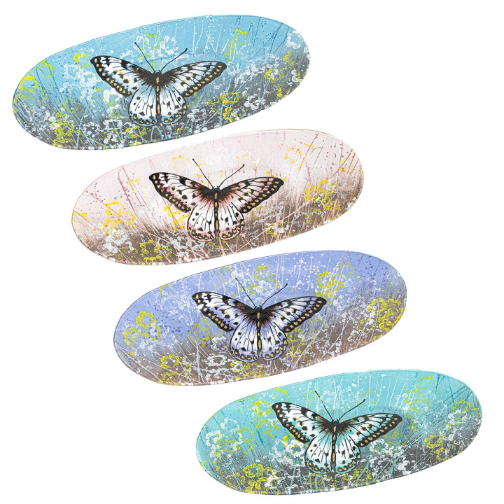 OFERTA *plato mariposa oval 43,5cm.