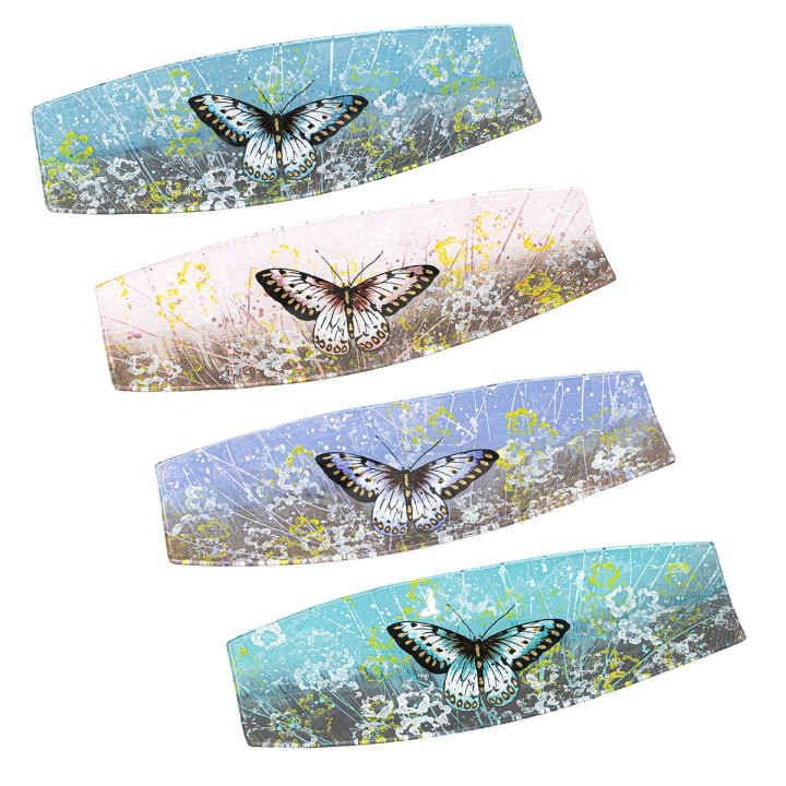 Plato mariposa 44cm.