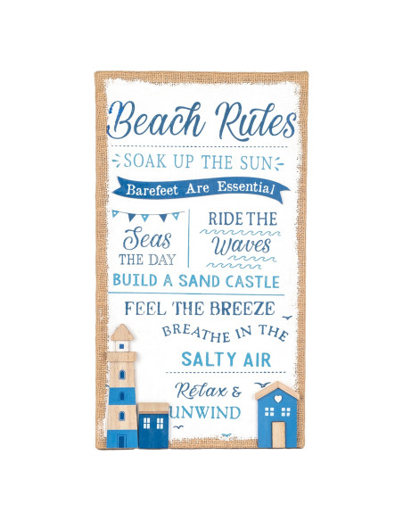 OFERTA *adorno pared beach rules