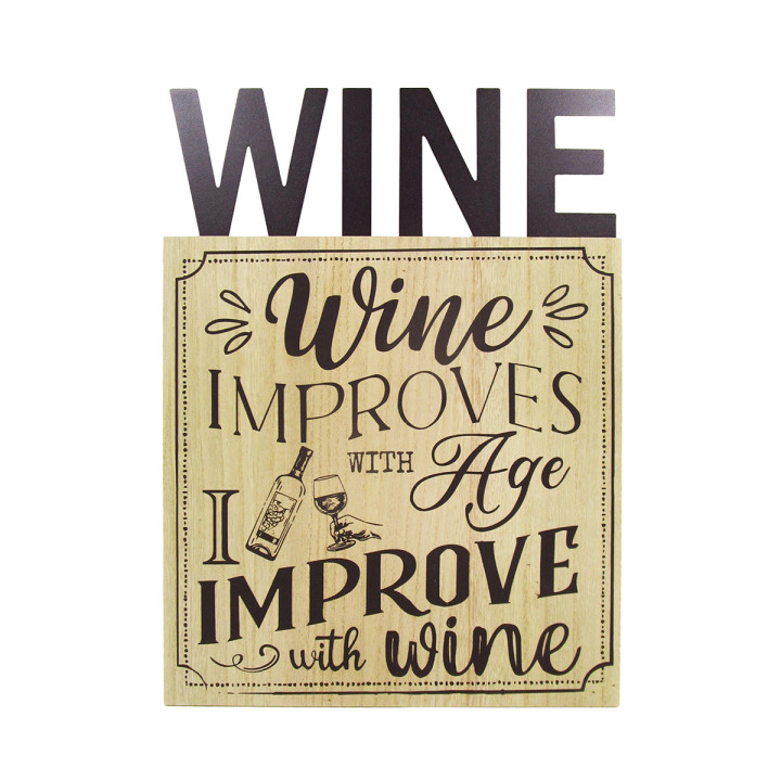 OFERTA *adorno pared vino