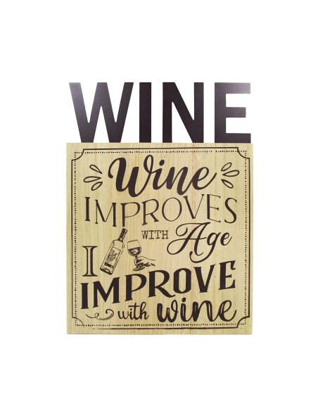 OFERTA *adorno pared vino