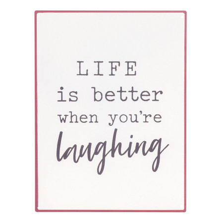 OFERTA *placa pared life 33x25cm.