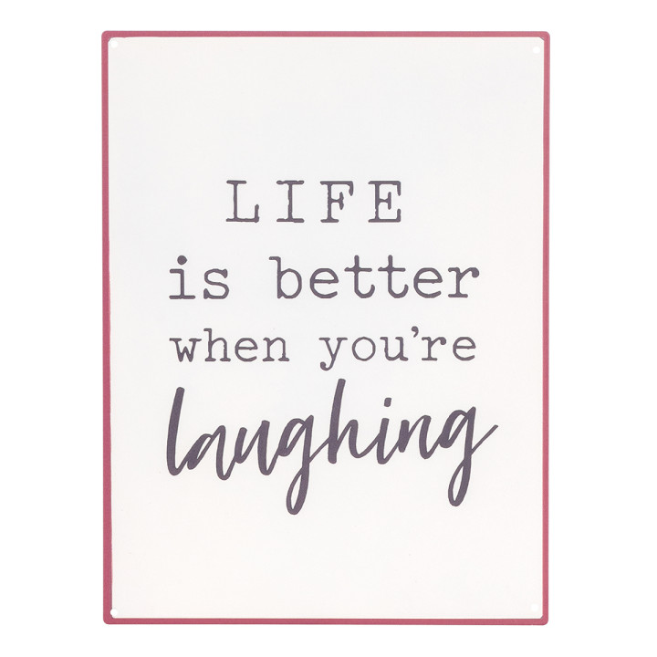 OFERTA *placa pared life 33x25cm.