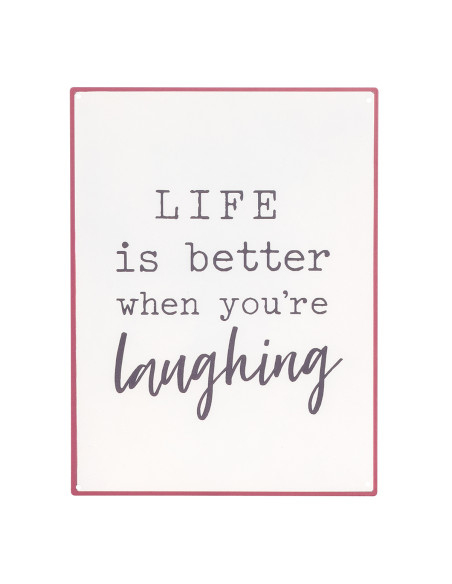 OFERTA *placa pared life 33x25cm.