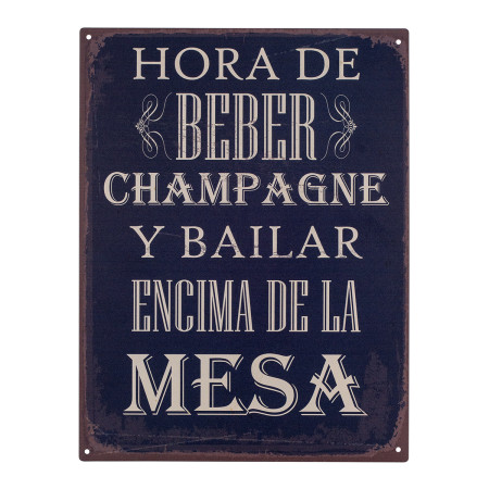 OFERTA *placa pared 33x25cm.