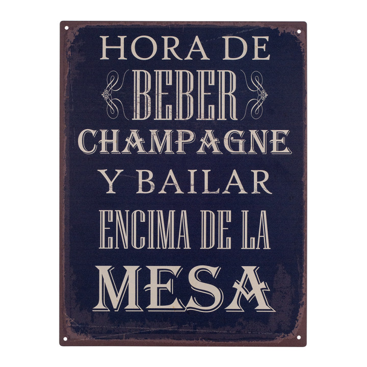 OFERTA *placa pared 33x25cm.