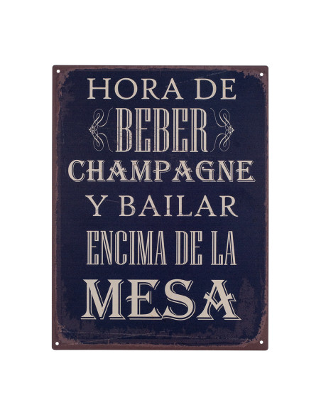 OFERTA *placa pared 33x25cm.
