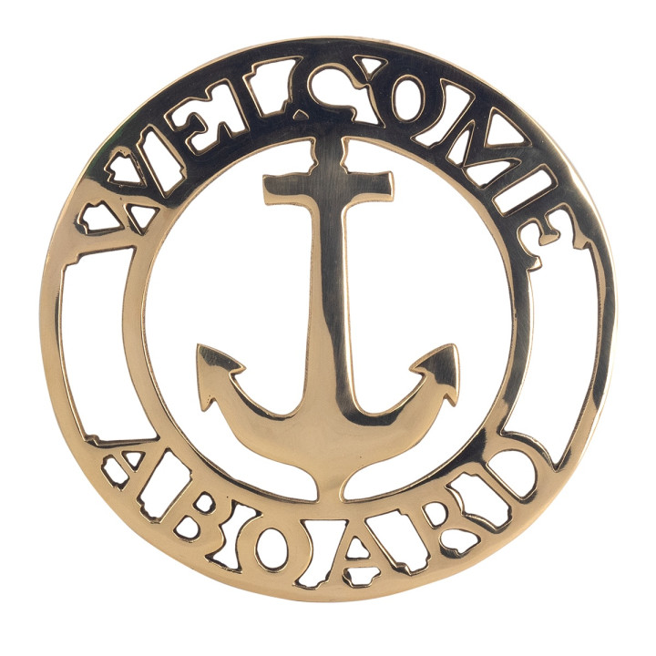 Salvamantel bienvenido a bordo