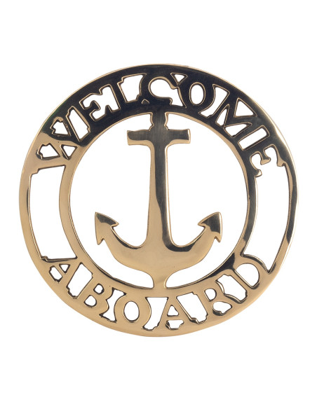 Salvamantel bienvenido a bordo