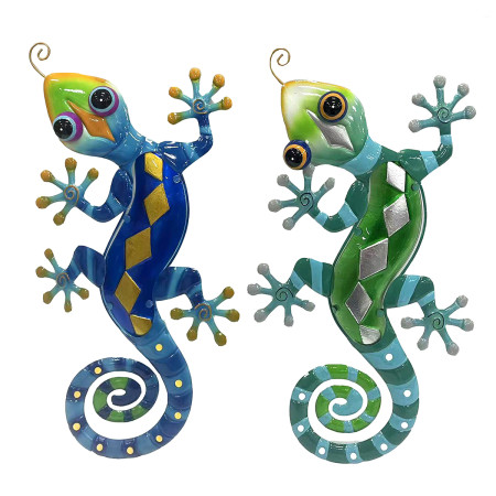 OFERTA *adorno pared lagarto 2 dif.