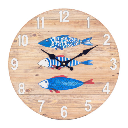 Reloj peces 34cm