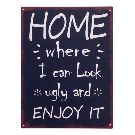 OFERTA *placa pared home 33x25cm.