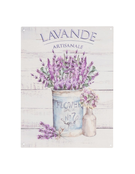Placa pared lavanda