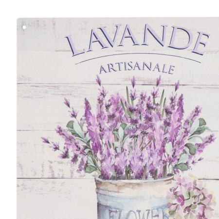 Placa pared lavanda 2
