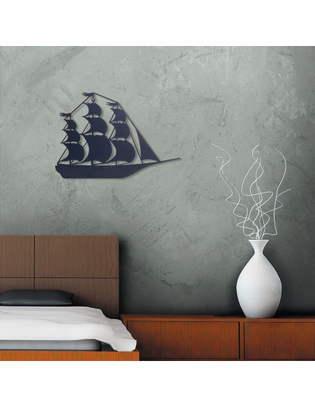 Adorno pared barco