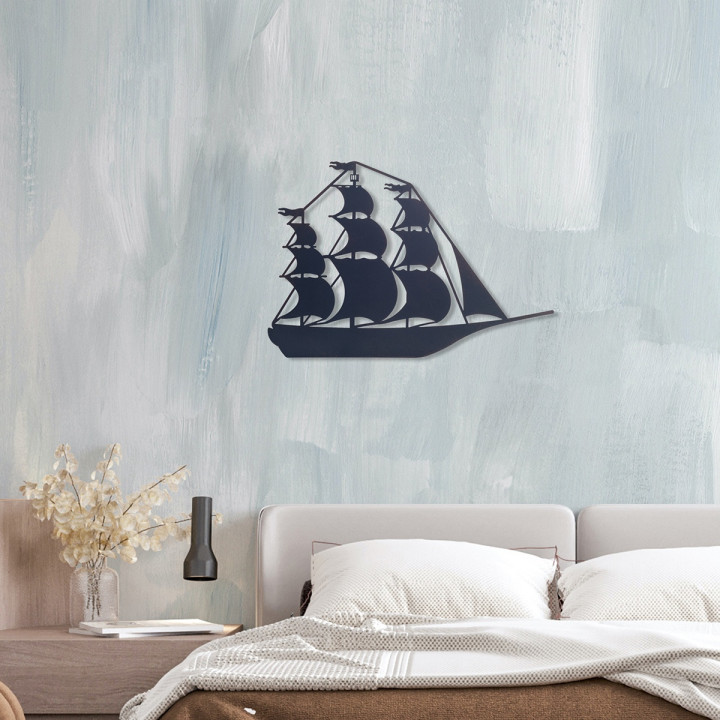 Adorno pared barco