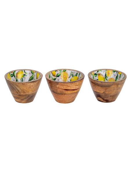 Bandeja limones c/3 cuencos