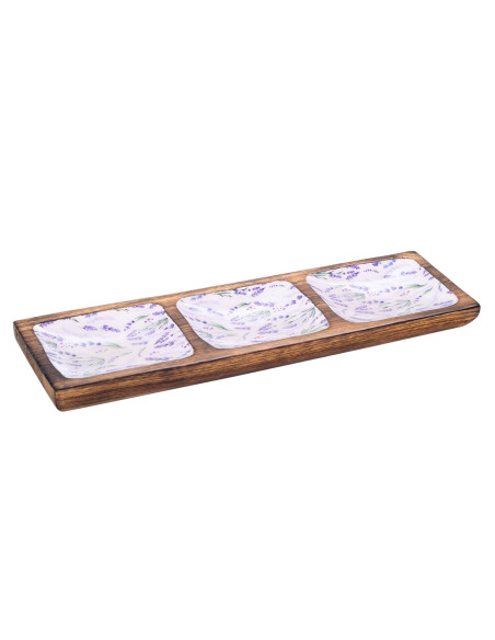 Bandeja rectangular lavanda