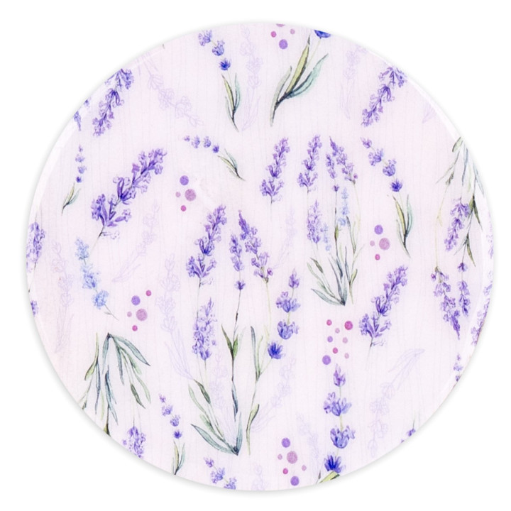 S/4 posavasos redondo lavanda