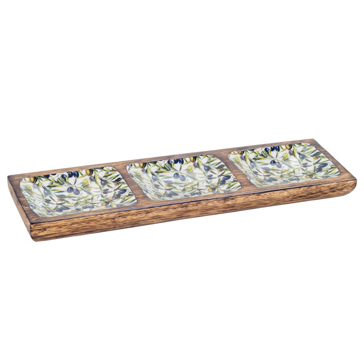 Bandeja rectangular aceitunas
