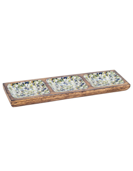 Bandeja rectangular aceitunas