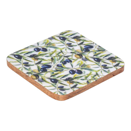 S/4 posavasos cuadrado aceitunas 2