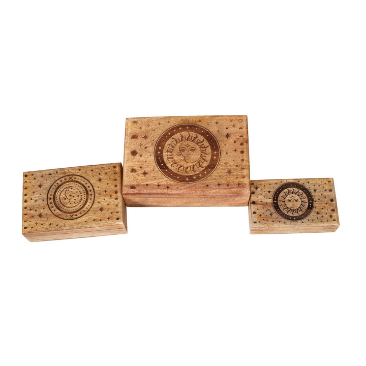 S/3 cajas sol y luna
