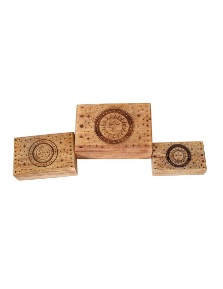 S/3 cajas sol y luna