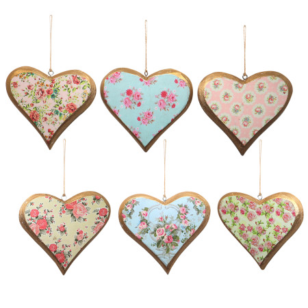 Colgante corazon 6 dif.